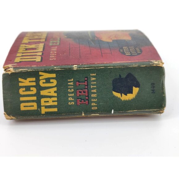 Vintage Dick Tracy Special F.B.I. Operative Book Copyright 1943 - Picture 2 of 4